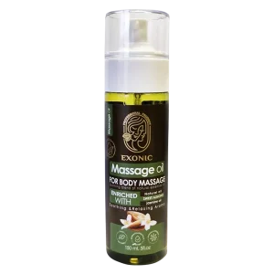 روغن ماساژ بدن اکسونیک حاوی روغن بادام شیرین و روغن یاس