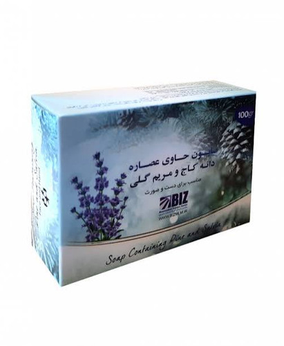 پک ۳ عددی صابون دست و صورت دانه کاج و مریم گلی