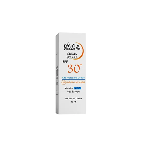کرم ضد آفتاب spf۳۰ بی رنگ حجم ۴۰ میل ویتابلا